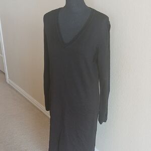 Calvin Klein Black Knit Sweater Dress